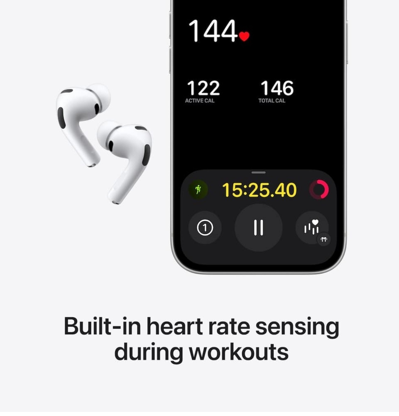 NEW Apple AirPods Pro 3 Active Noise Cancelling Earbuds – White MFHP4LL/A