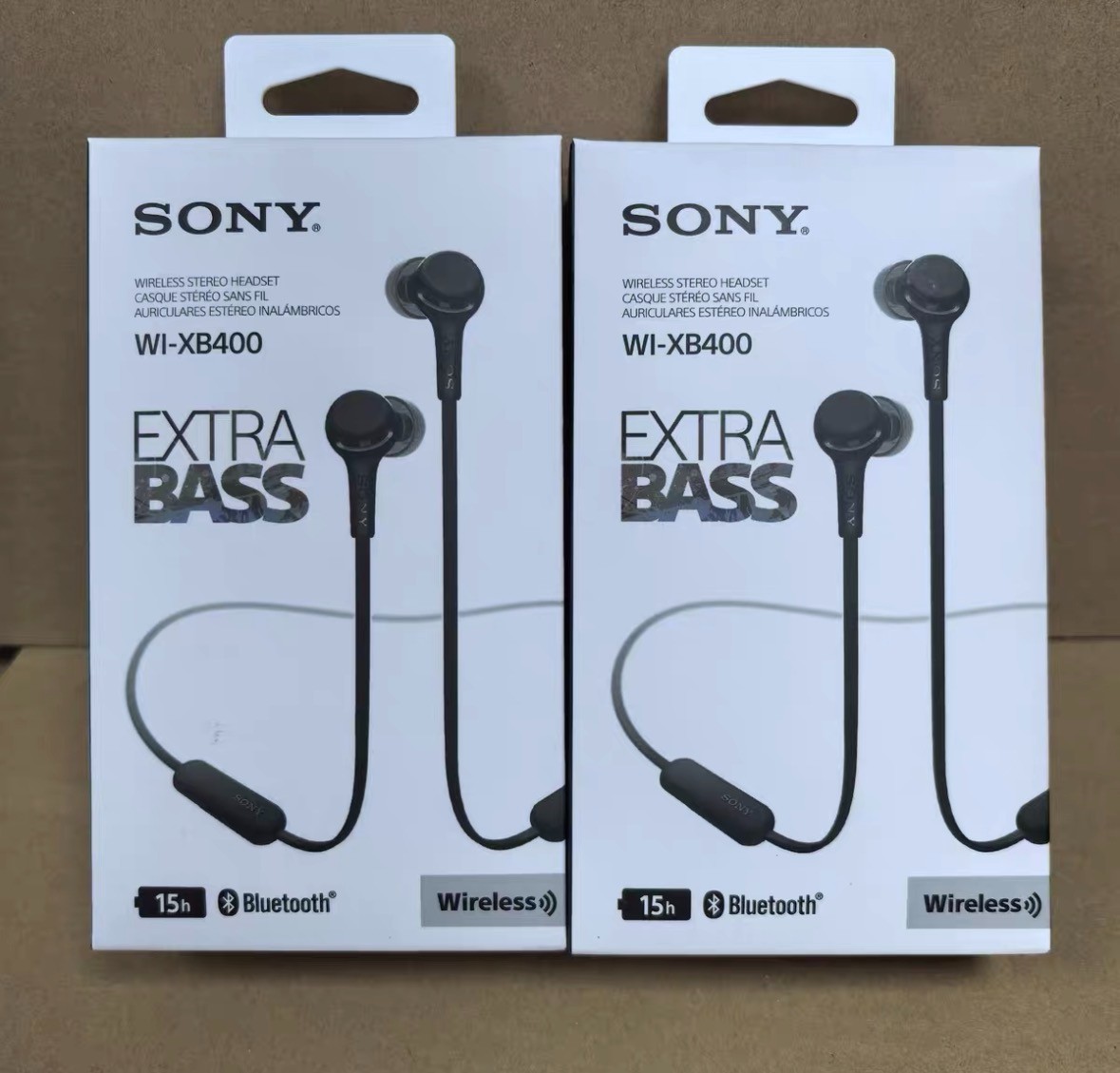 Sony WI-XB400 Headset/Headphones Wireless Extra Bass in-Ear Headphones – Black