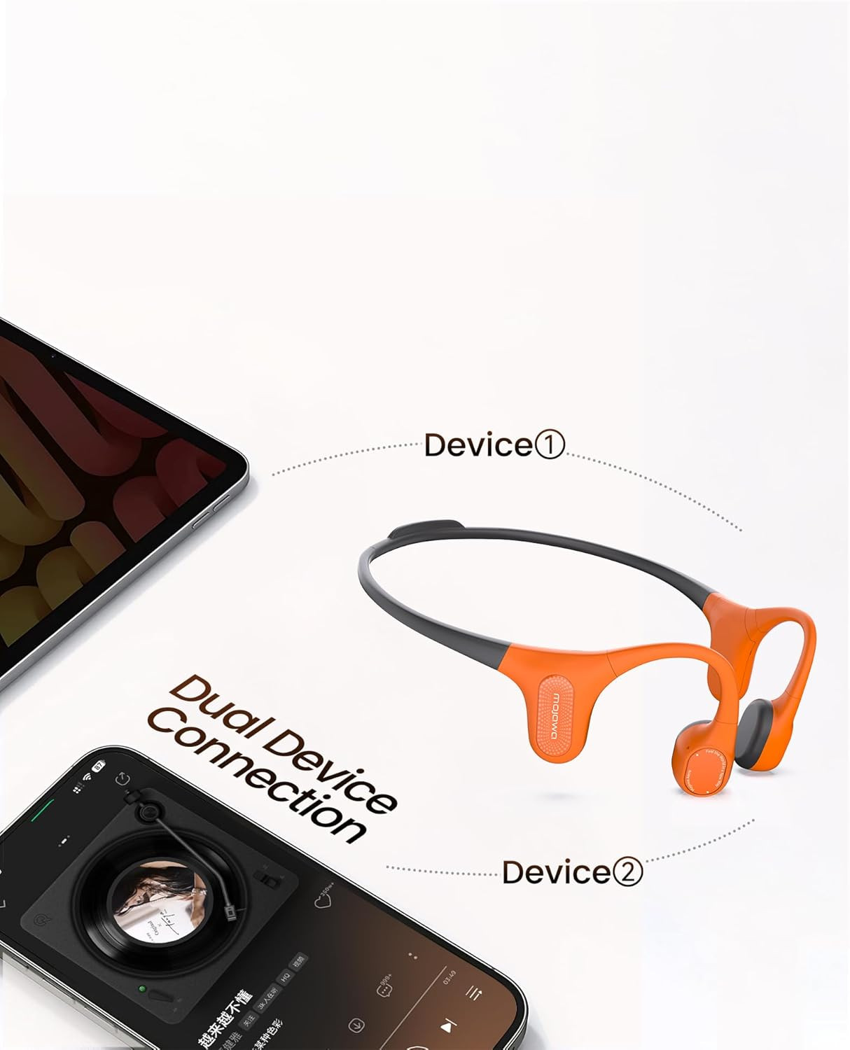 Aerra IP67 Bone Conduction Open Ear Bluetooth Sports Headphones | Lightweight se