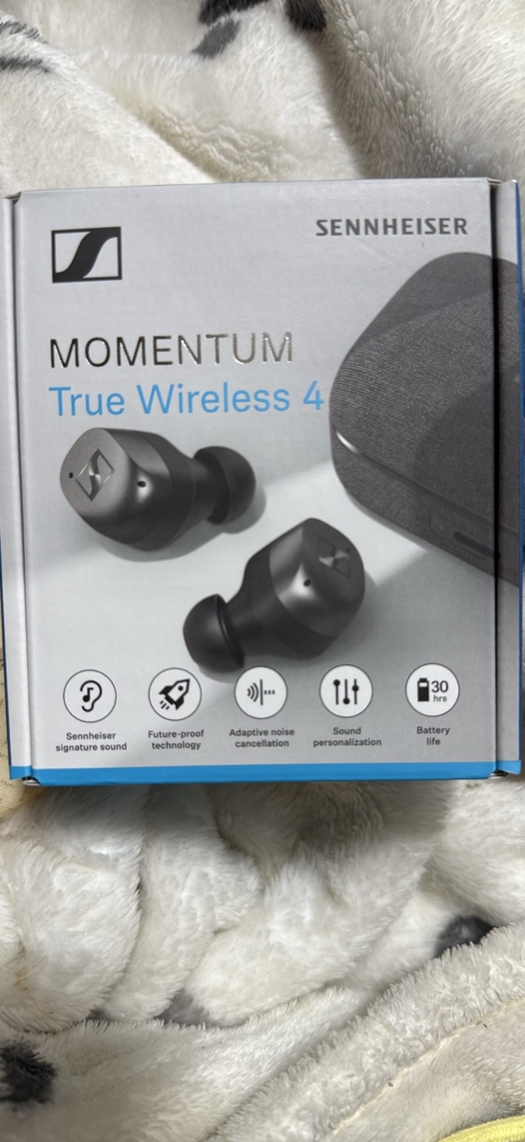 Sennheiser Momentum True Wireless 4 Earbuds (MTW4) – Black Graphite… FREE S&H!
