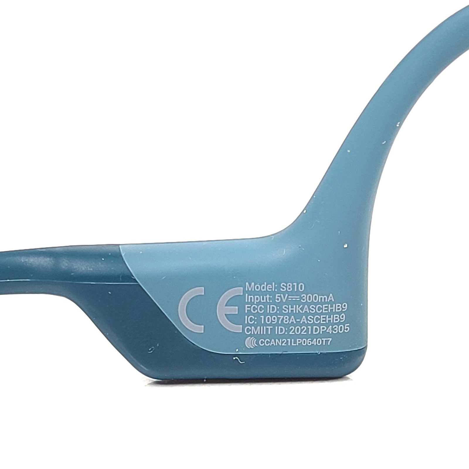 Aftershokz Shokz OpenRun S810 Bluetooth Bone Conduction Headphones Blue A1