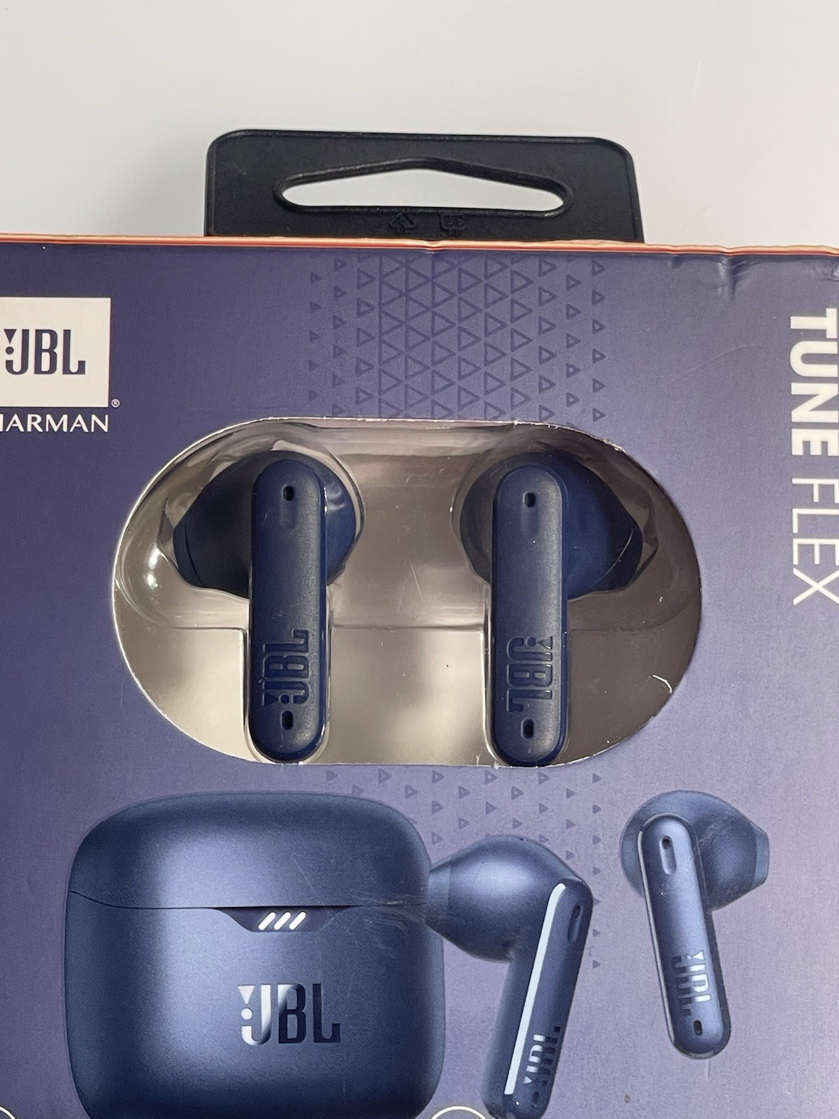 By Harman JBL Tune Flex True Wireless Bluetooth Noise Canceling Earbuds Blue
