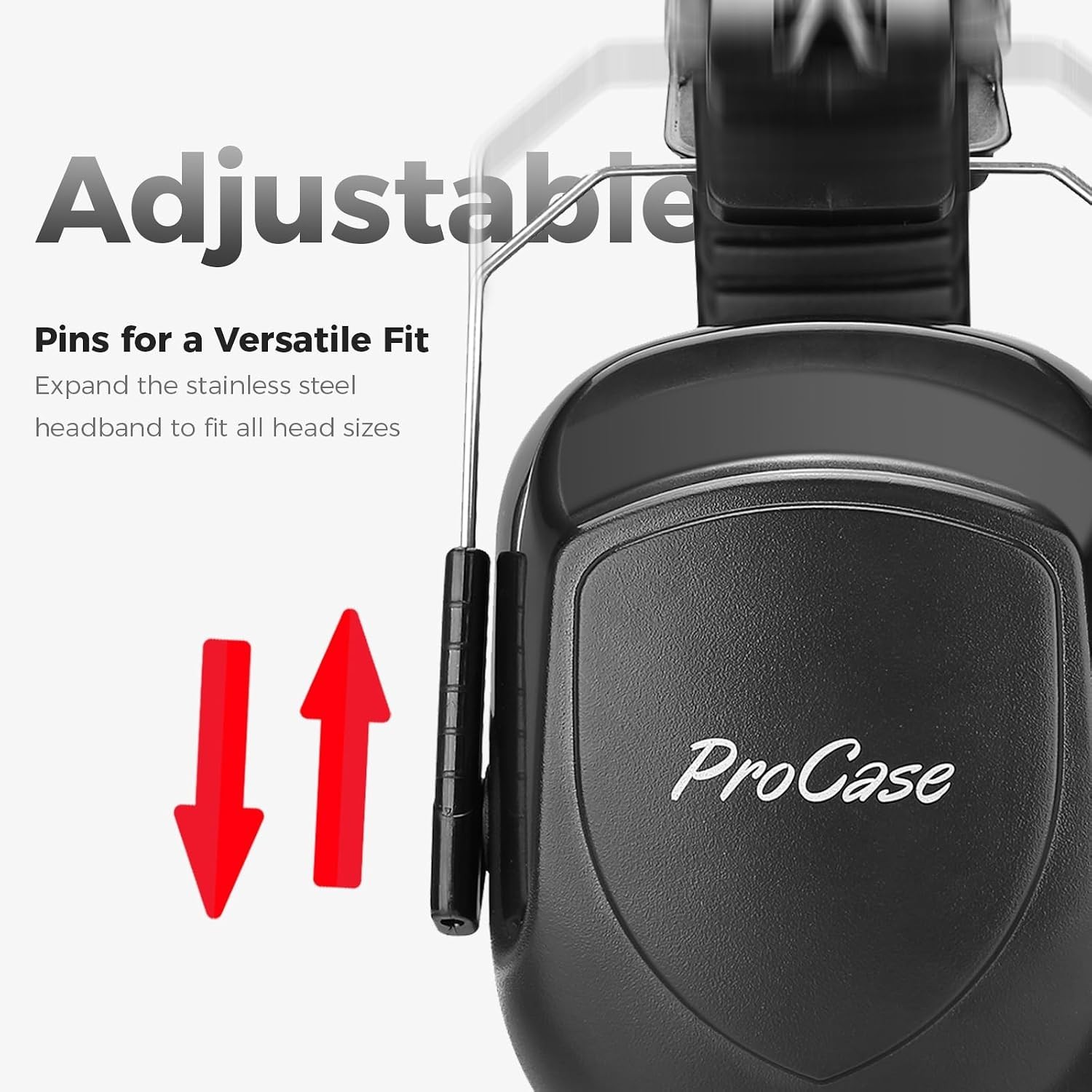 Versatile NRR 28dB Hearing Protection Ear Muffs – Ideal for Work & Travel