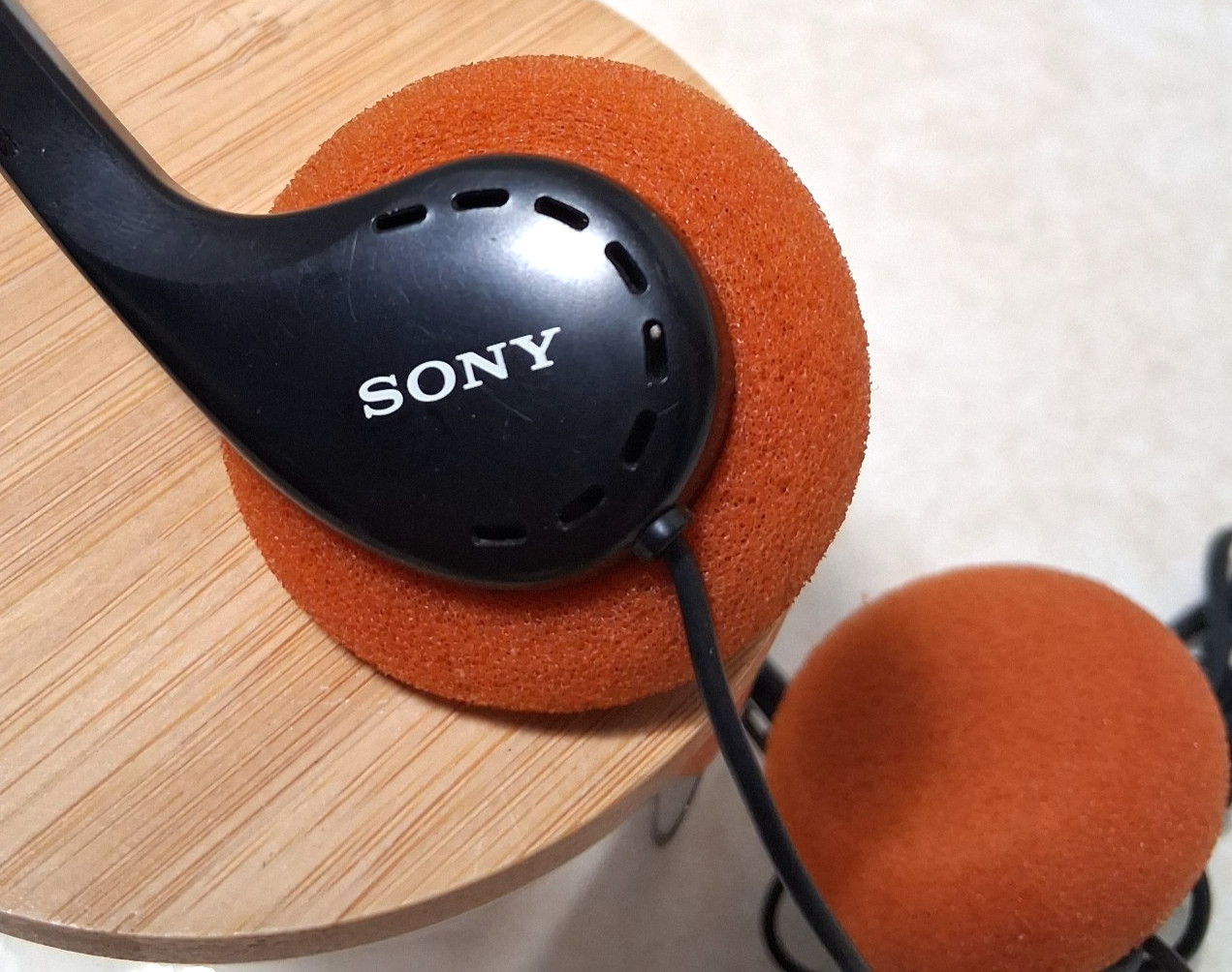 SONY – MDR-006 – Walkman Headphones – Orange Pads – Guardians of the Galaxy