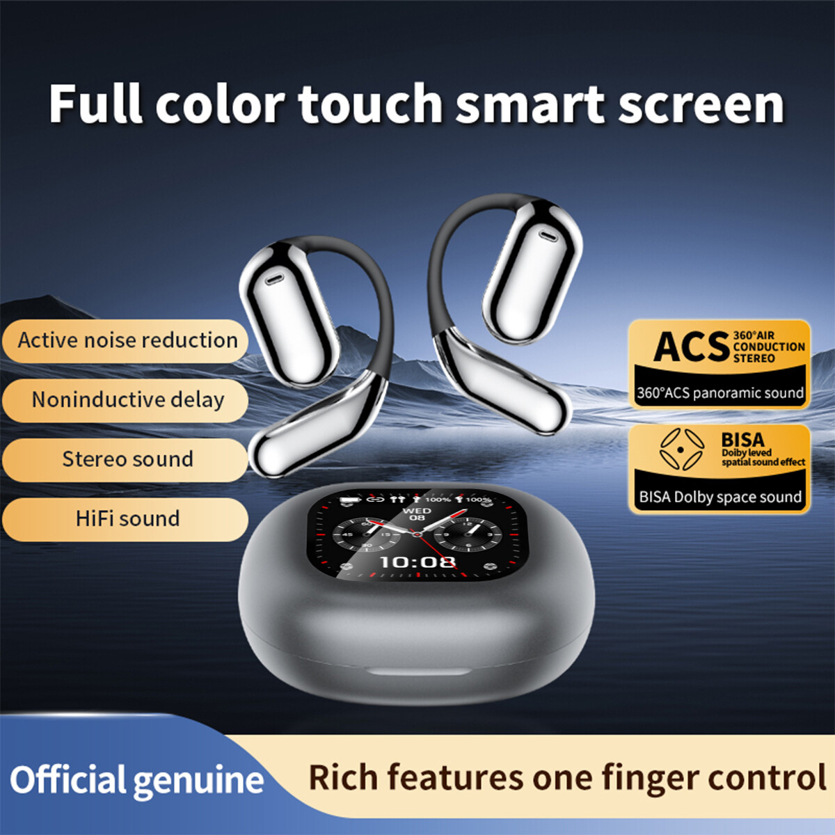 XP2 SPORT & GAME 5.4 WIRELESS EARBUDS LARGE LCD WALLPAPER Touch Screen Equalizer