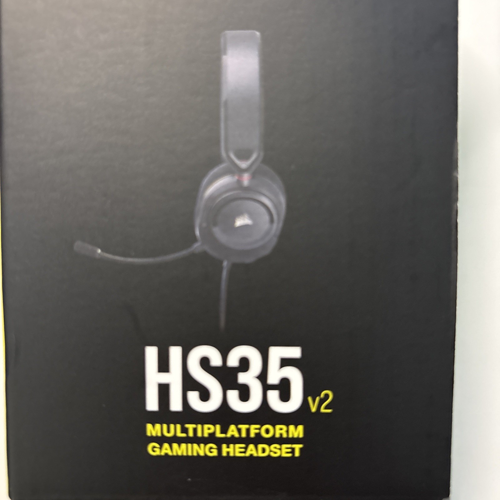 Corsair HS35 V2 Stereo Wire Multiplatform Gaming Headset Red With Mic NIB Sealed
