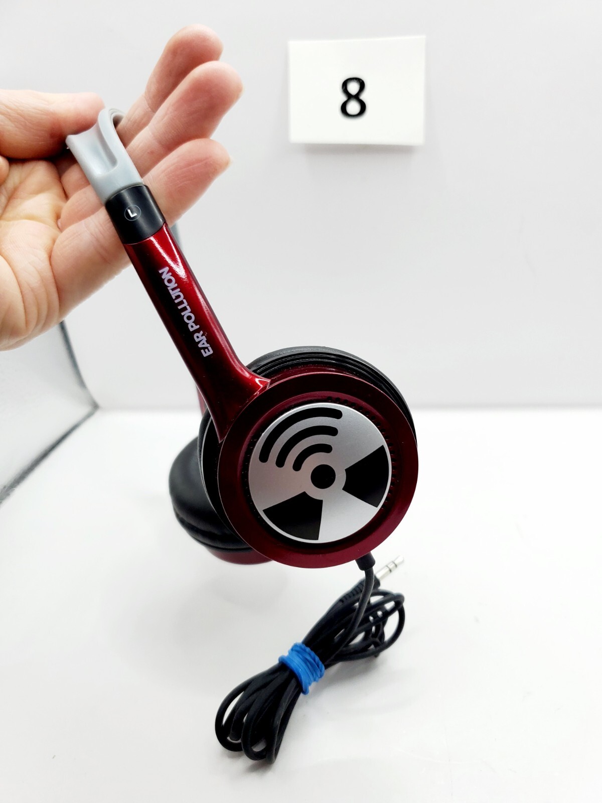 iFrogz EarPollution Toxix On-Ear Headphones red 3.5mm Jack