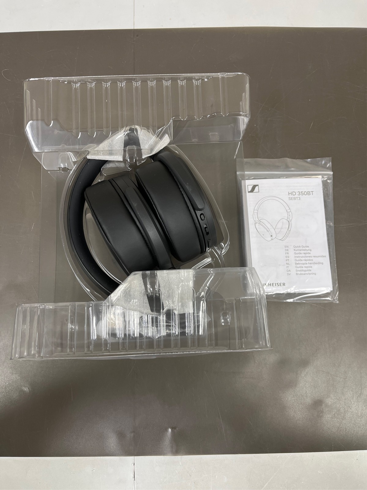 Sennheiser HD 350BT Bluetooth 5.0 Wireless Headphone – 30-Hour Battery Life, USB