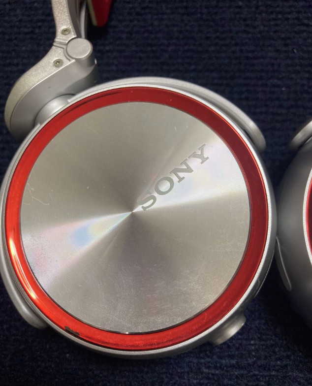 SONY MDR-XB920 STEREO HEADPHONES EXTRA BASS Closed Dynamic 50mm Driver Red