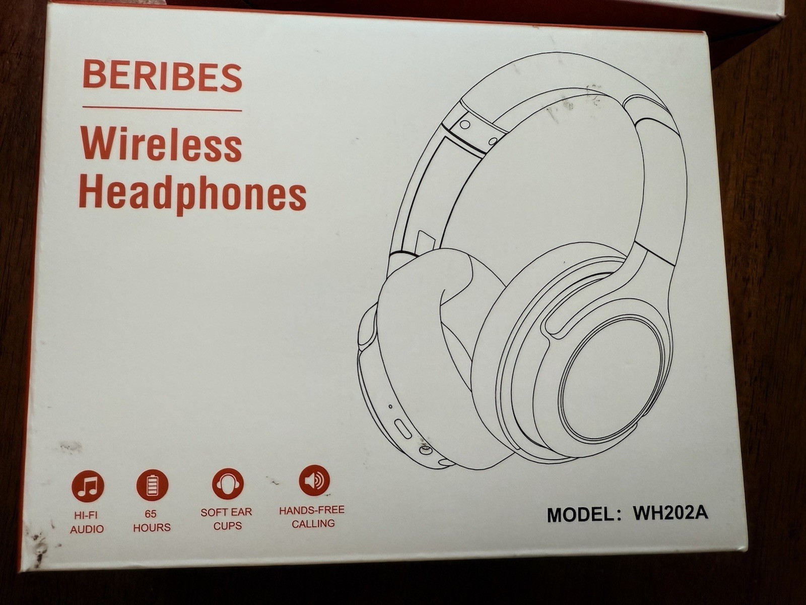 BERIBES PINK Bluetooth Wireless Headphones 65 Hour Playtime