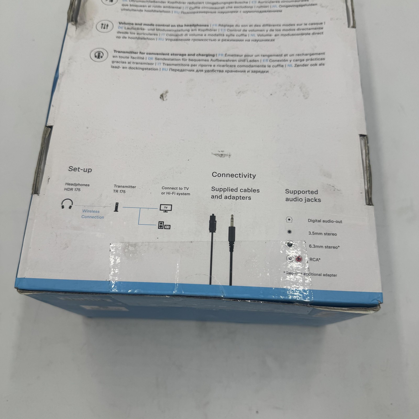 Sennheiser RS 175 RF Digital TV Wireless Headphone System, Black