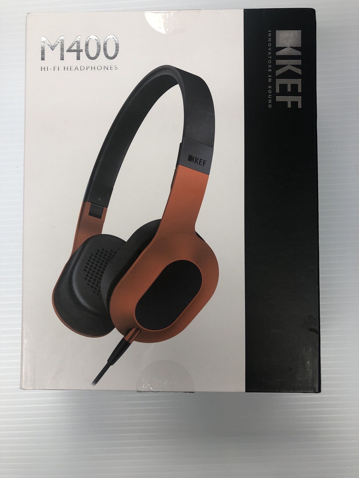 KEF M400 Over-Ear Hi-Fi Headphones – Sunset Orange FREE Priority Ship