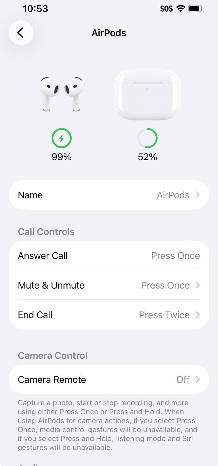 Apple AirPods 4 Complete Set A3050 A3053 A3058 White FREE SHIPPING📦