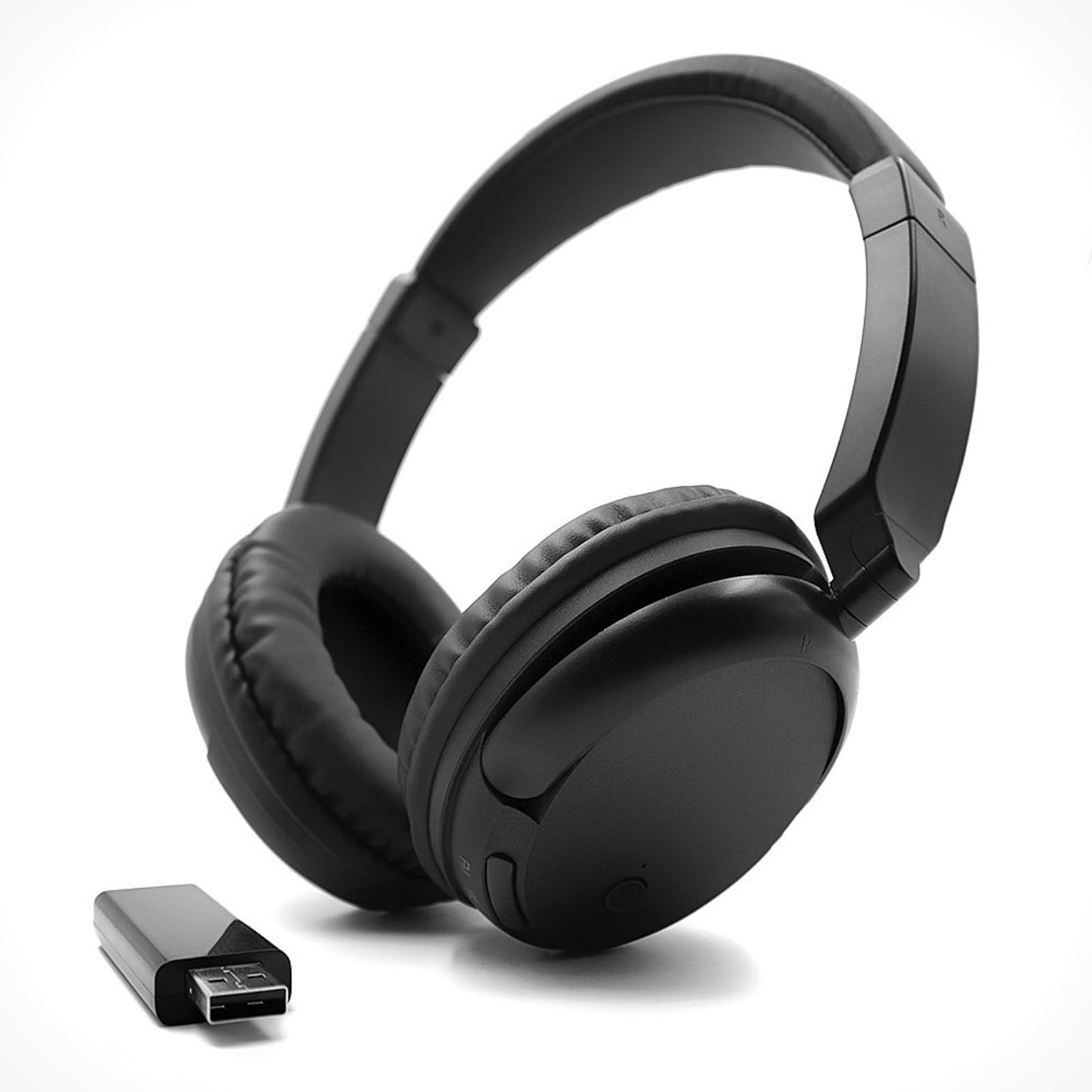 Bluetooth 5.3 TV Headphones, On-Ear Wireless Bluetooth Headset with USB Trans…