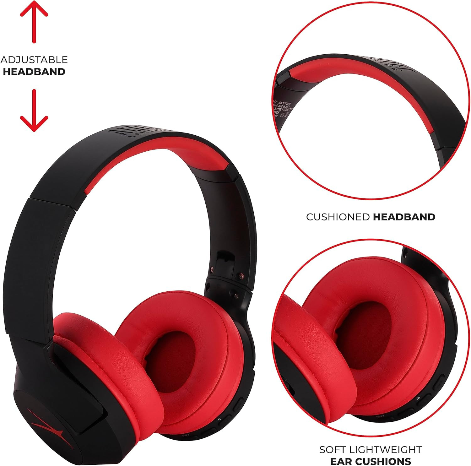 Kid Safe Noise Cancelling Wireless Headphones 15H Battery, 85Db Volume Limit, Fo