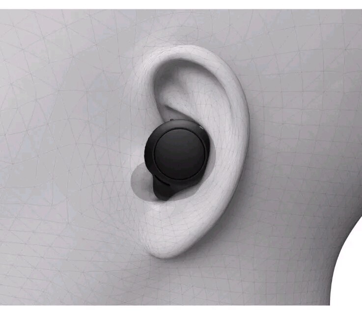 Sony WF-C500/B Bluetooth Wireless In-Ear Headphones EQ Custom IPX4 10 h – Black
