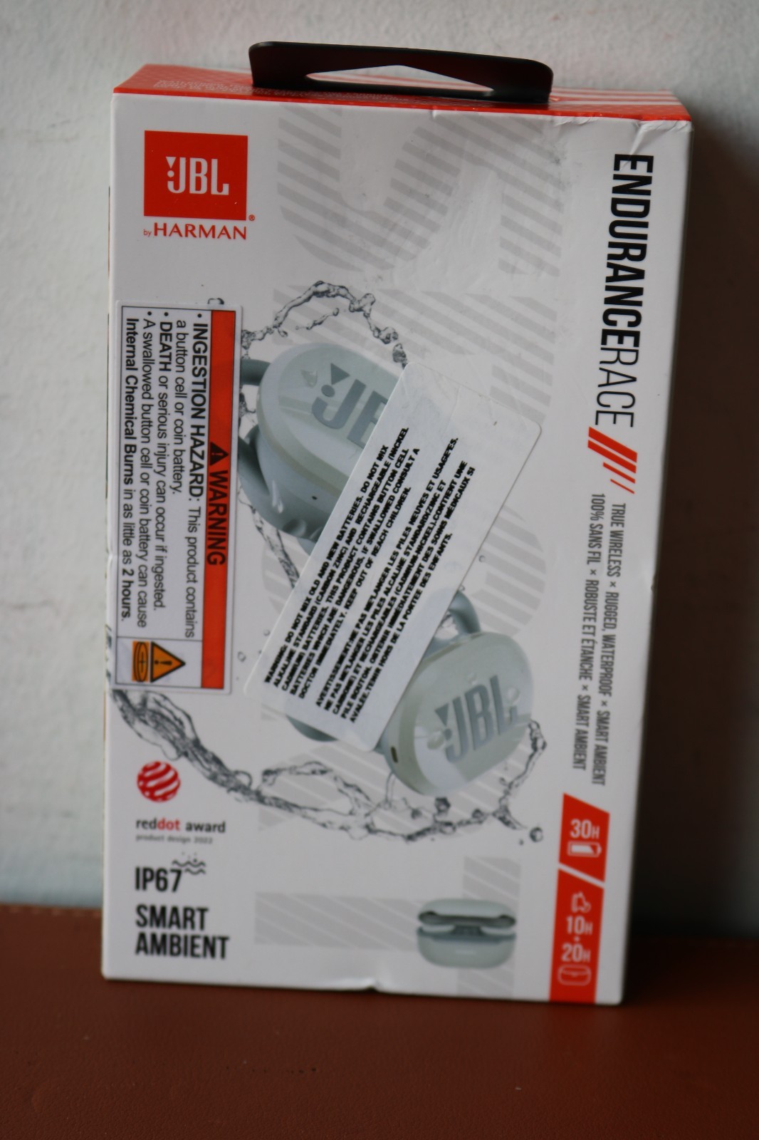 JBL Endurance Race True Wireless Waterproof Smart Ambient Earbuds