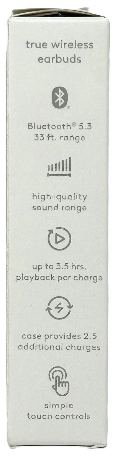 Heyday True Wireless Bluetooth Earbuds – Future Dusk or Orange