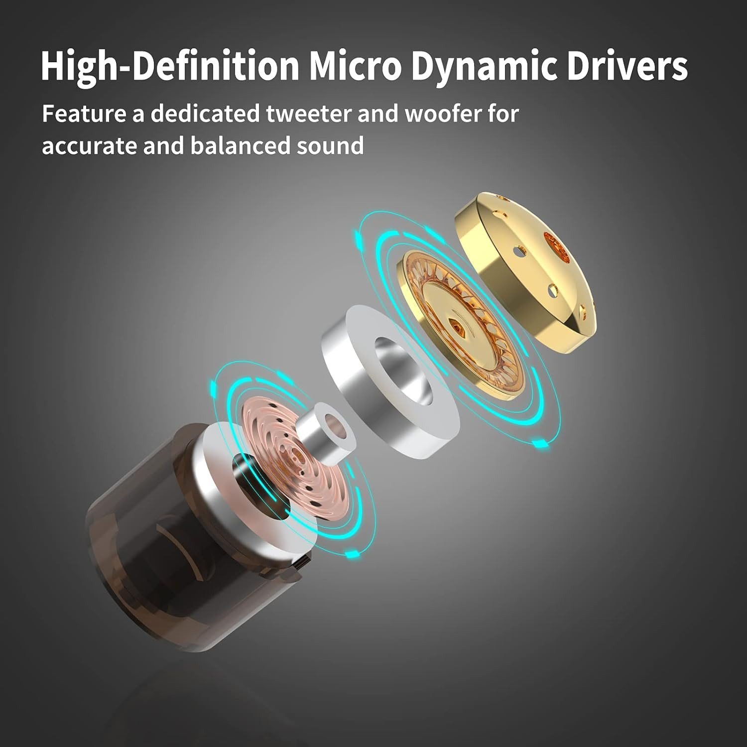 Professional in Ear Monitor Headphones for Singers Drummers Musicians with MMCX