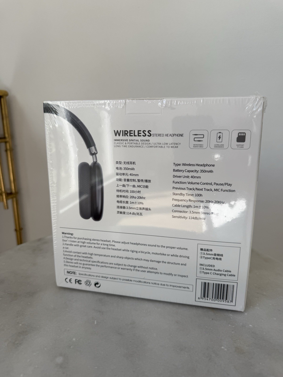Super Bass Wireless Bluetooth Headphones Stereo Earphones Headsets Mic
