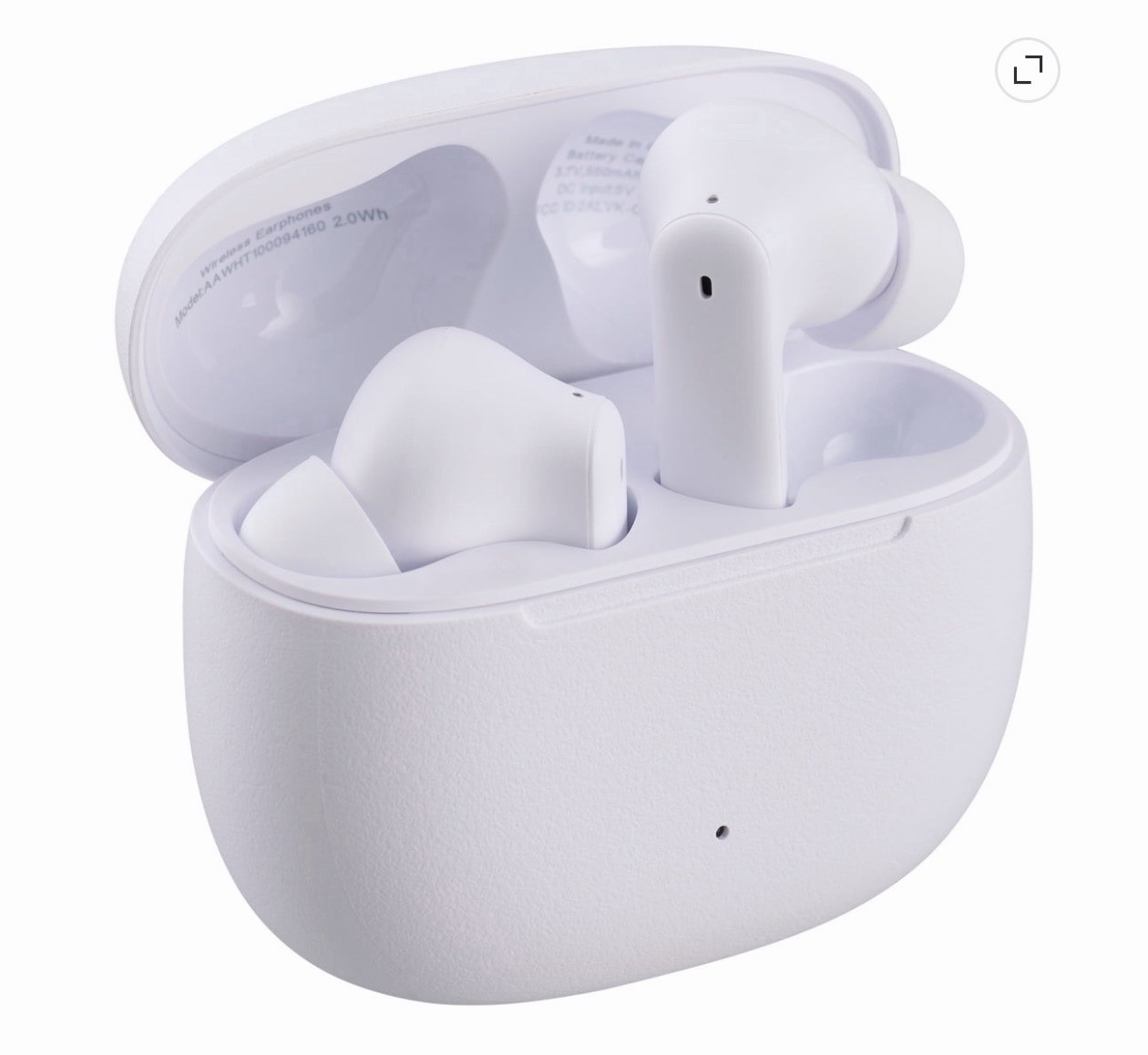 Groove Onn. Wireless Earbuds Active Noise Canceling (IPX5) White Bluetooth 40 Hr