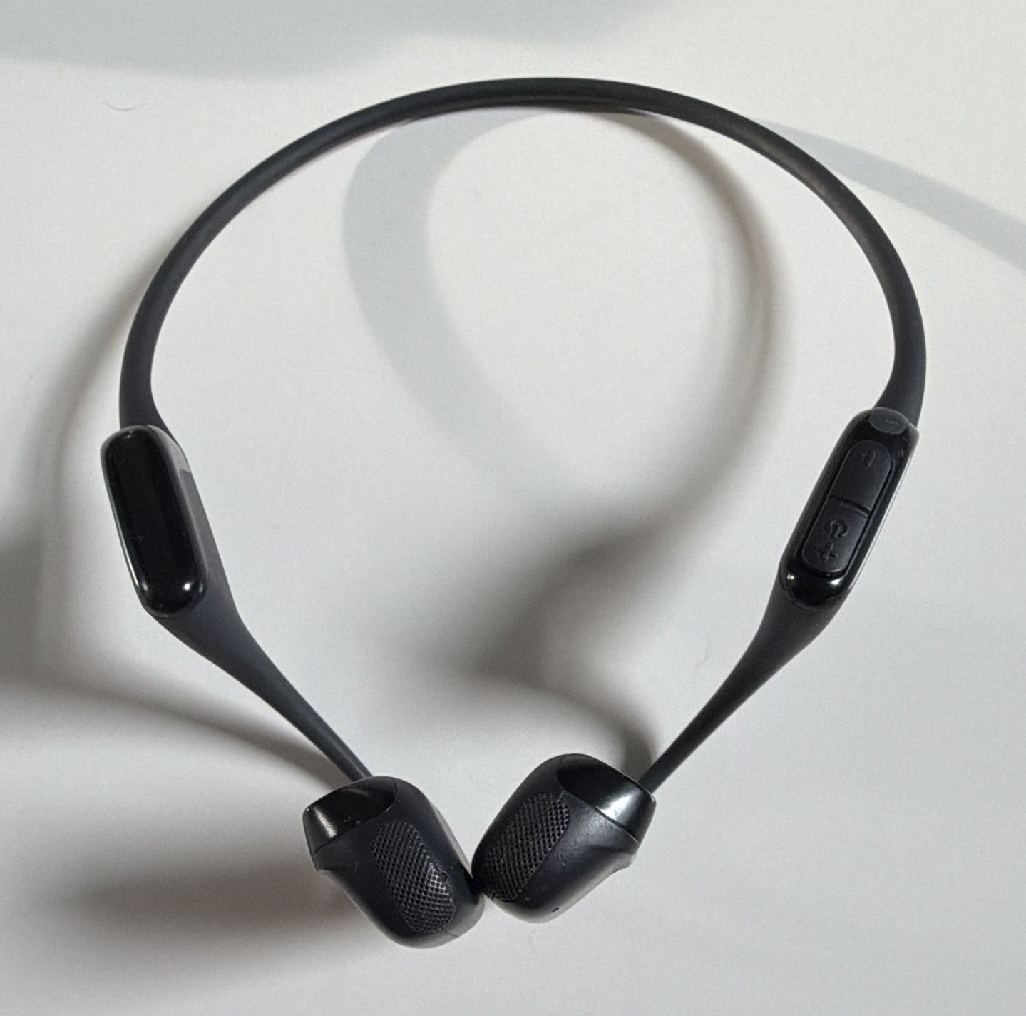 Shokz OpenMove Black Neckband Bone Conduction Bluetooth Wireless Headphones