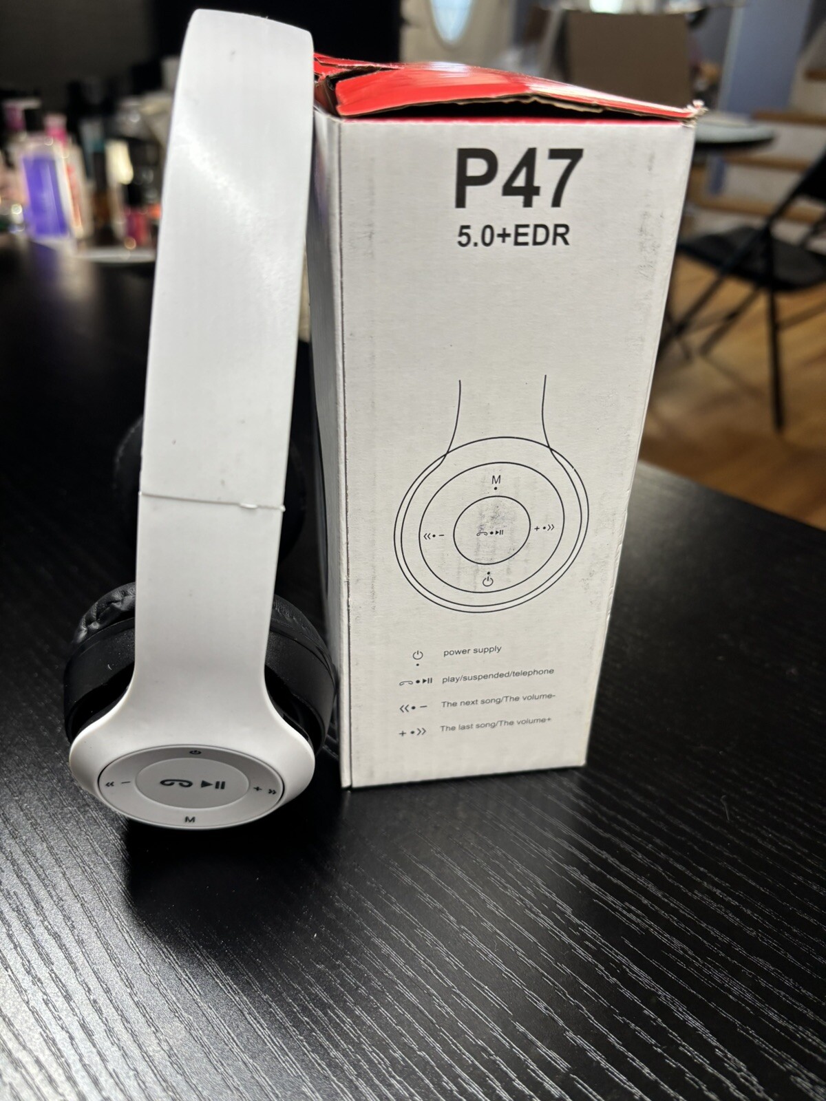 P47 Wireless Bluetooth Over the Ear Headphones US Seller