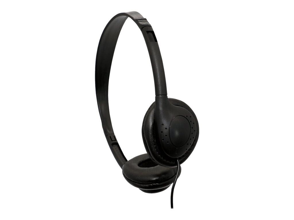 ErgoGuys 1AE6-711RSR-M32VNL AE-711V Stereo 3.5mm Headphone Vinyl Ear Pad Black