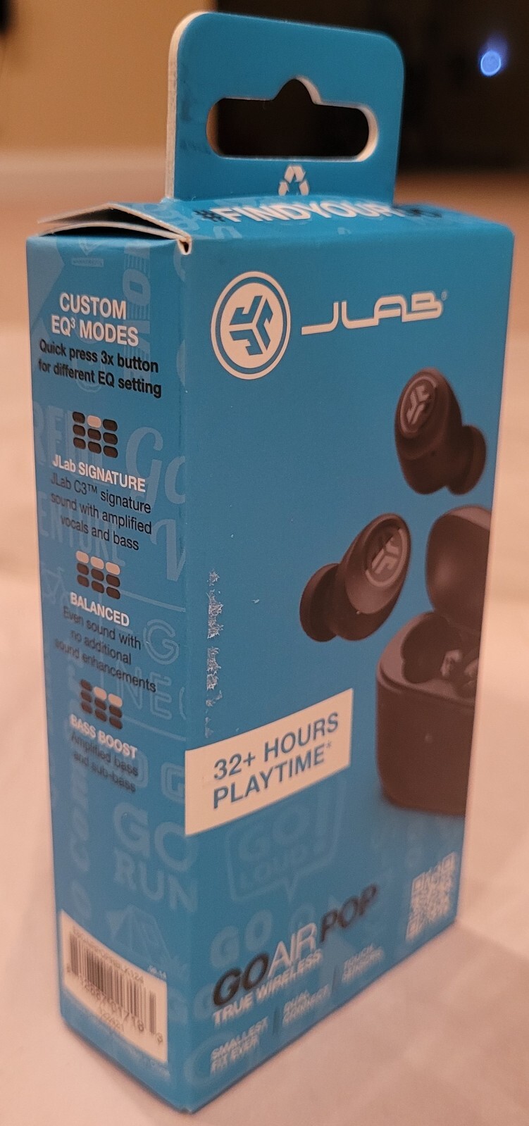 **BRAND NEW** JLAB Go Air Pop True Wireless Bluetooth Earbuds (EBGAIRPOPRBLK124)
