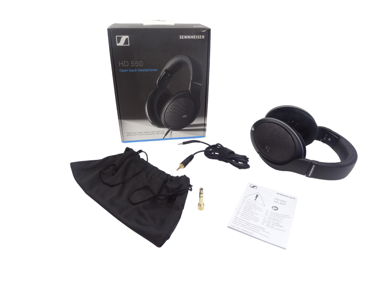 Sennheiser HD 550 Open-Back Audiophile Headphones 700455 – Free shipping