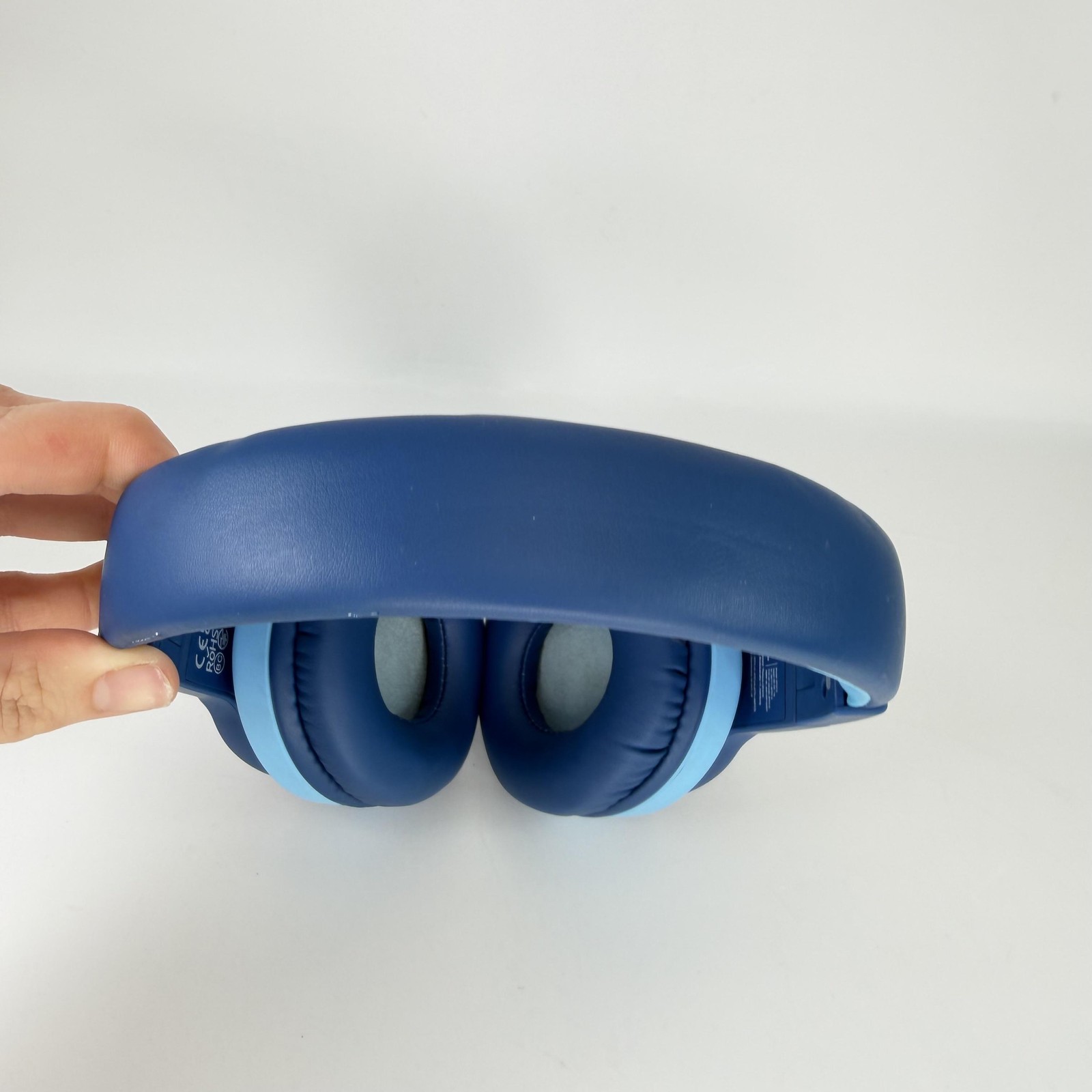 Iclever Over Ear Headphones Blue Bluetooth 3.5mm Micro-USB Wireless Stereo