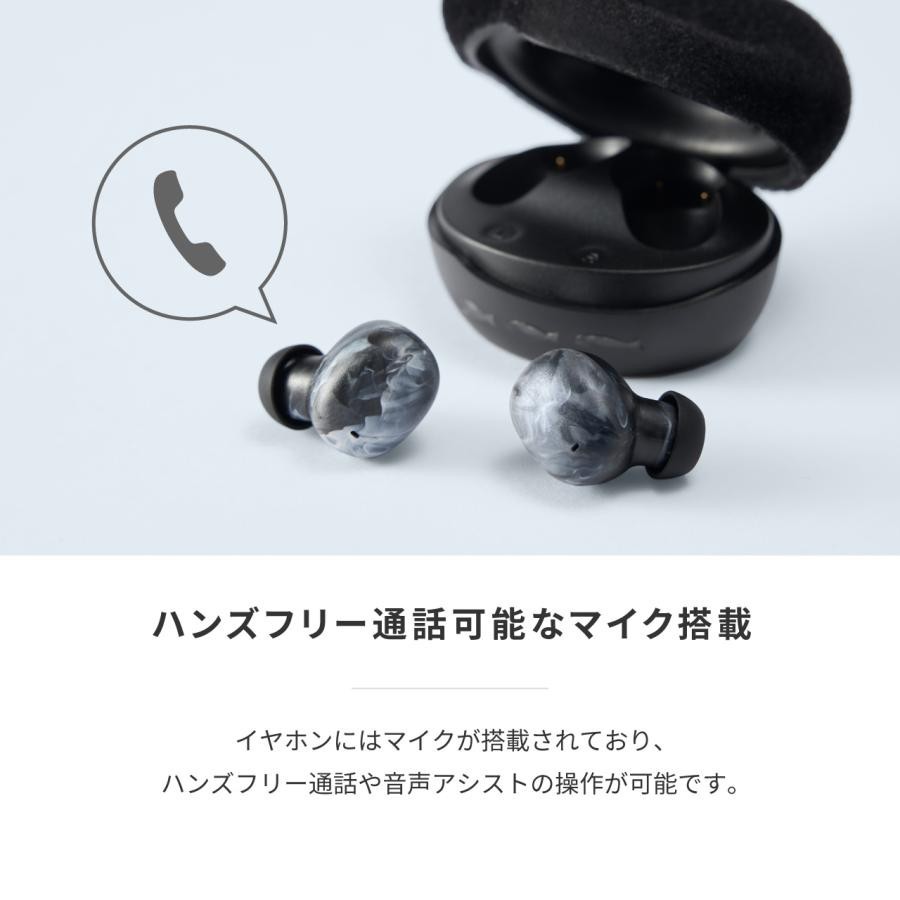 radius NEKO True Wireless Earphones HP-C28BTF Fluffy Flocky ver color Black