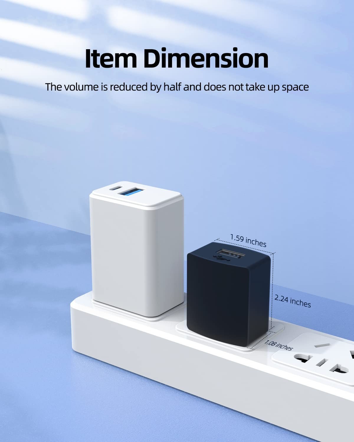 Portable USB C Charger Cable for Bluetooth Headphones and Speakers, 2A Current