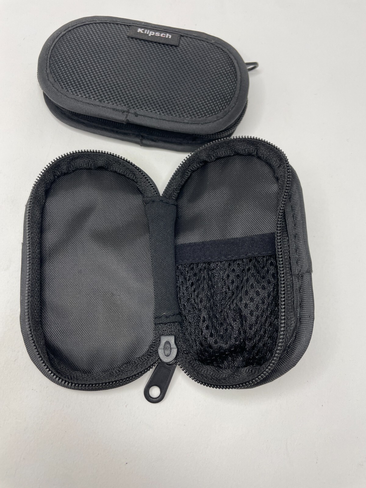 2x Genuine Klipsch S4A/ S4i/ S4ii Black Carrying Case Pouch with Zipper