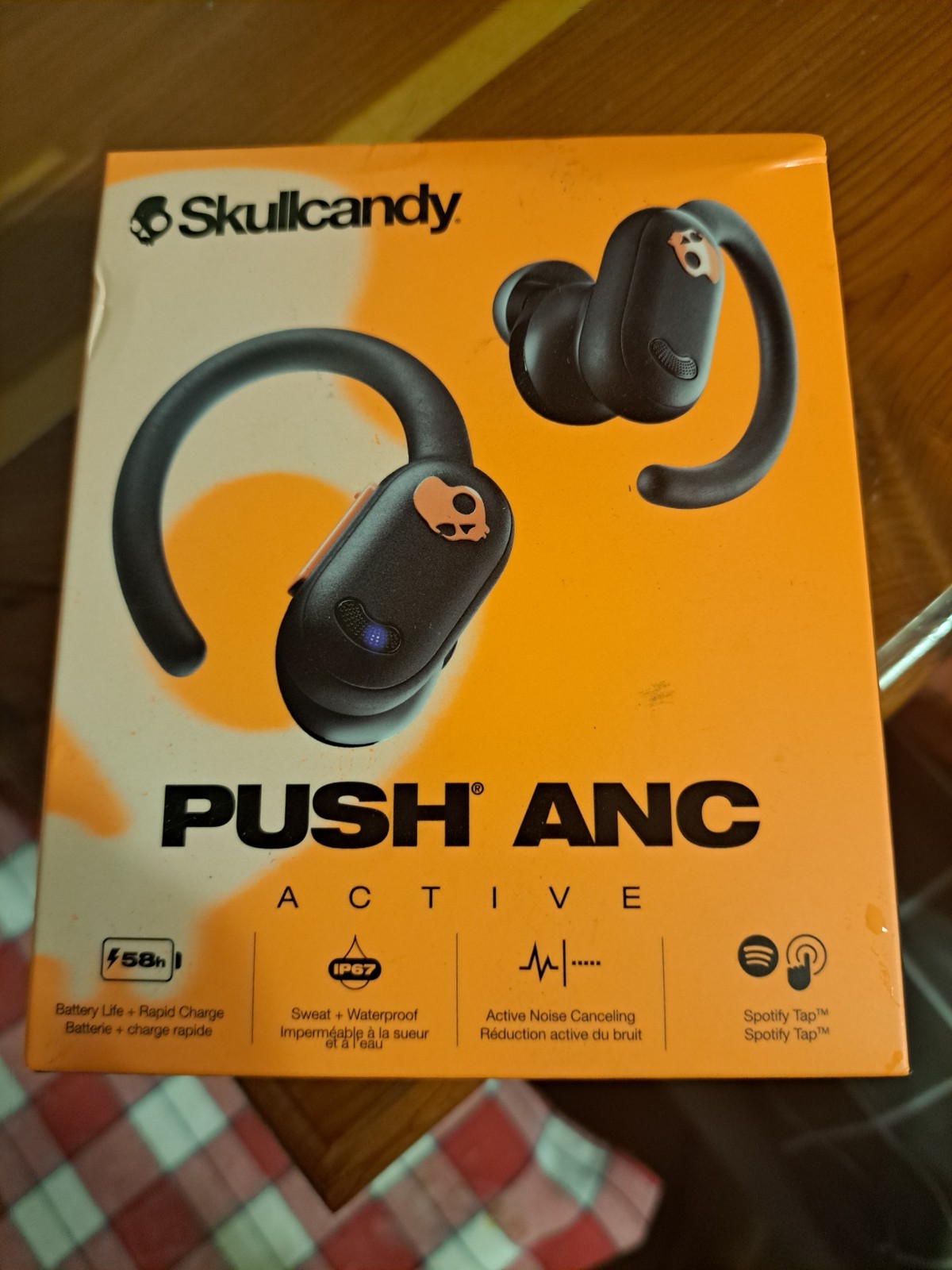 New Skullcandy Push ANC Active in-Ear Wireless Earbuds, 58 Hr Battery, IP67