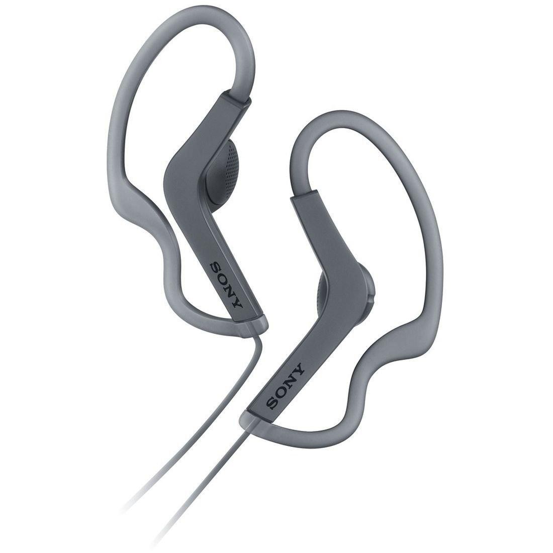 Sony MDR-AS210 Sports Loop Hanger In-ear Headphones Black NEW from Japan F/S
