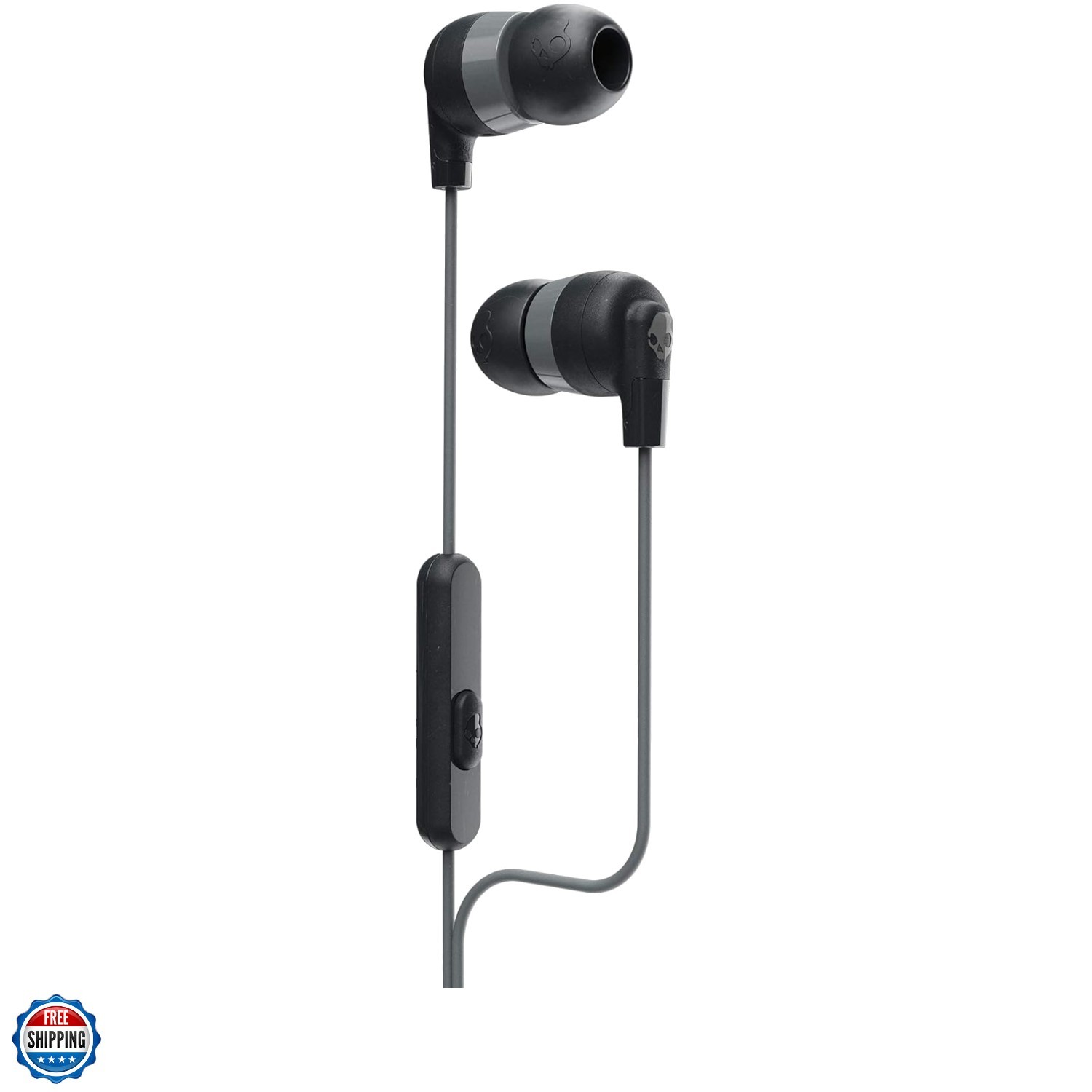Ink’d+ Wired Earbuds with 3.5mm AUX Plug, Noise Isolating Fit, in-Line Microp…