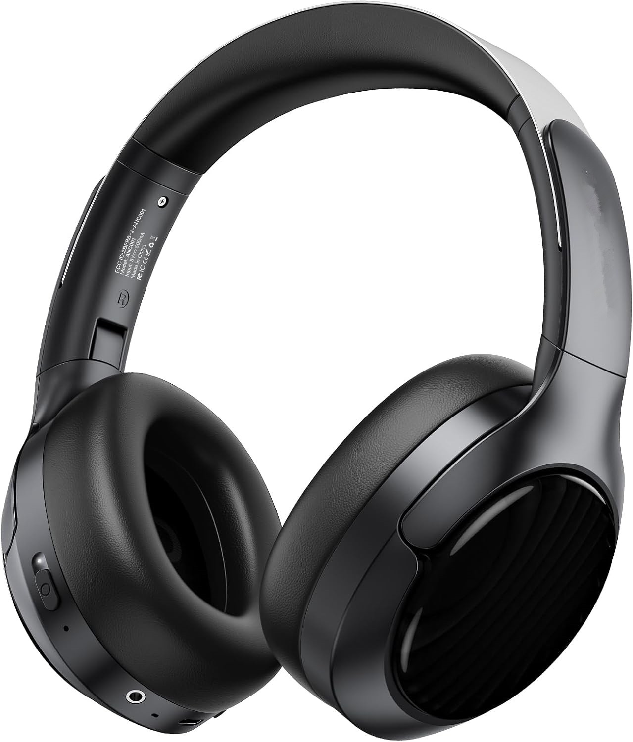 Hybrid Active Noise Cancelling Headphones, Bluetooth 6.0 Over Ear Headphones, 12
