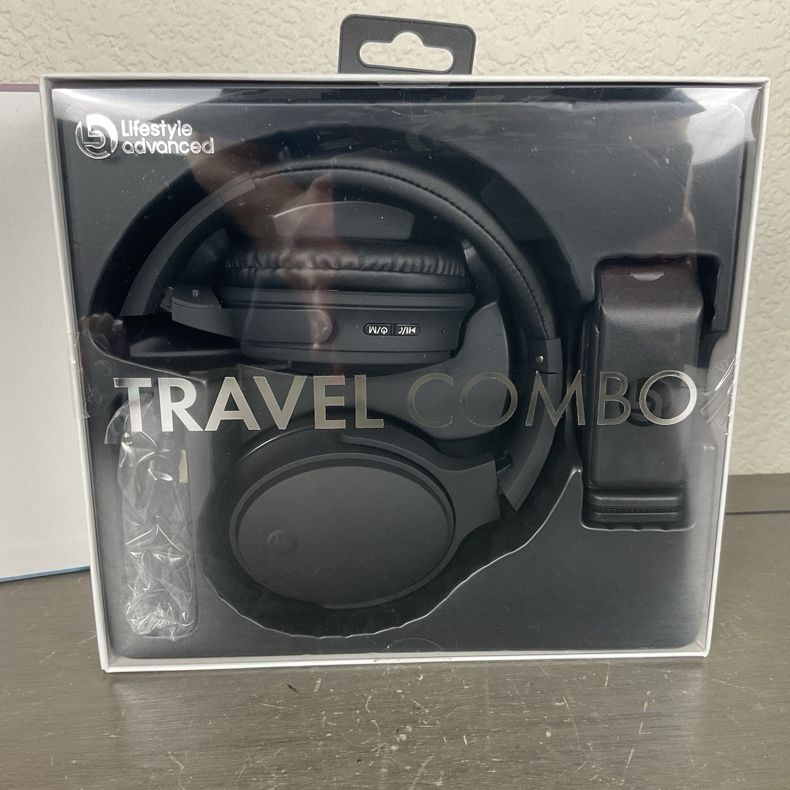 Lifestyle Advanced Travel Combo Wireless Bluetooth Headphones/Phone Holder | NIB