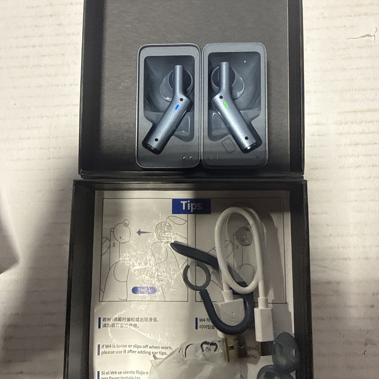 Timekettle W4 Translation Earbuds,Bone-Voiceprint Sensor for Clear Voice in Nois