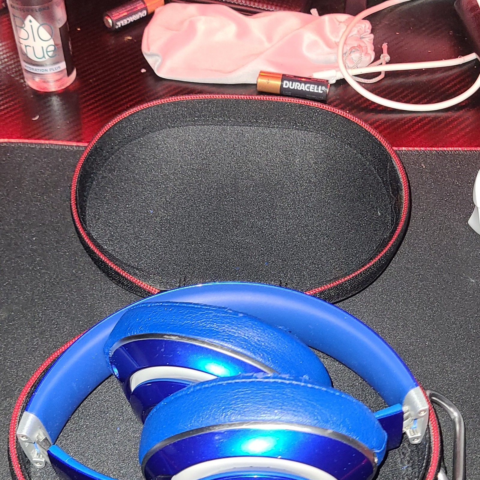 Beats by Dr. Dre Beats Studio Bluetooth Over-Ear Blue/Silver Case