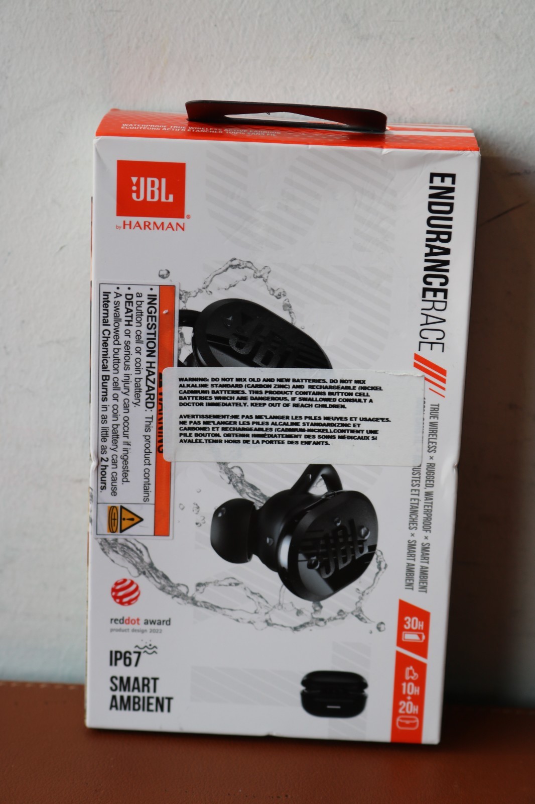 JBL Endurance Race True Wireless Waterproof Smart Ambient Earbuds