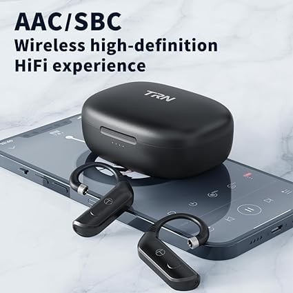 MMCX Bluetooth 5.3 High Fidelity Wireless Headphones 50 Hours Playback Life