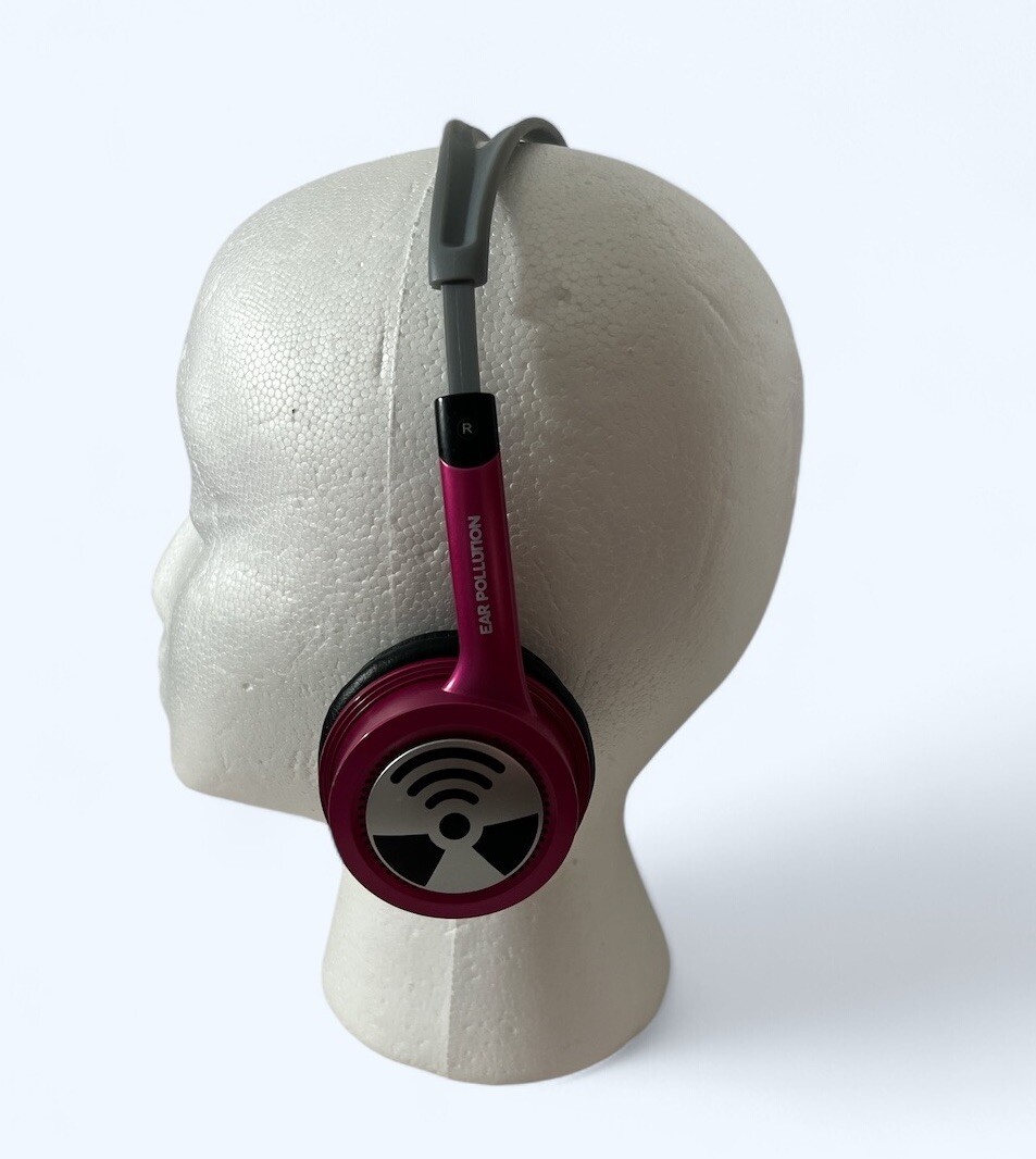 iFrogz Ear Pollution Wired Headphones with 3.5mm Jack PINK