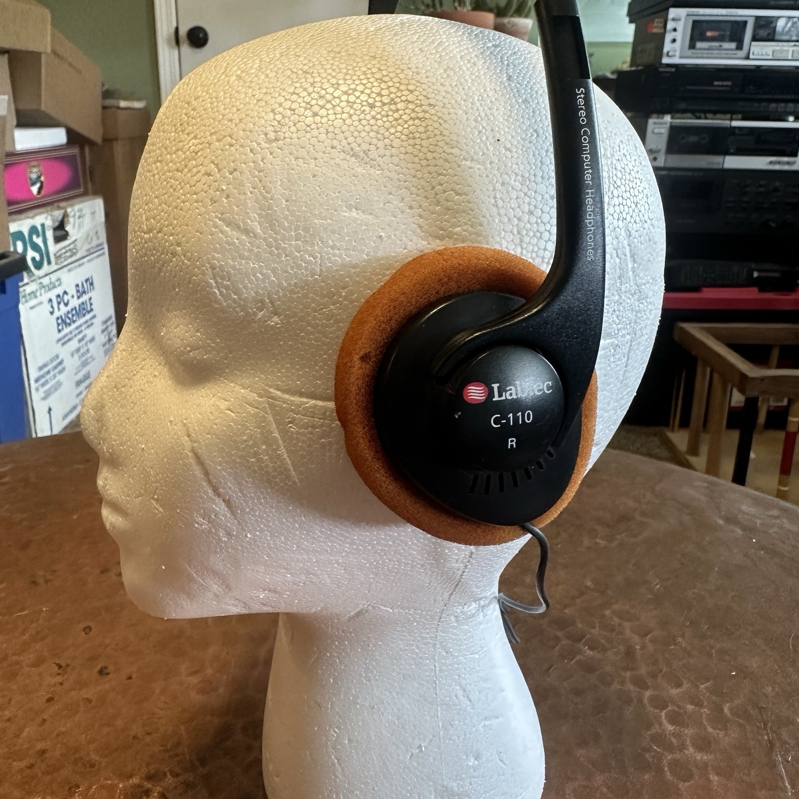 Labtec C-110 Deluxe Stereo Headset Vintage