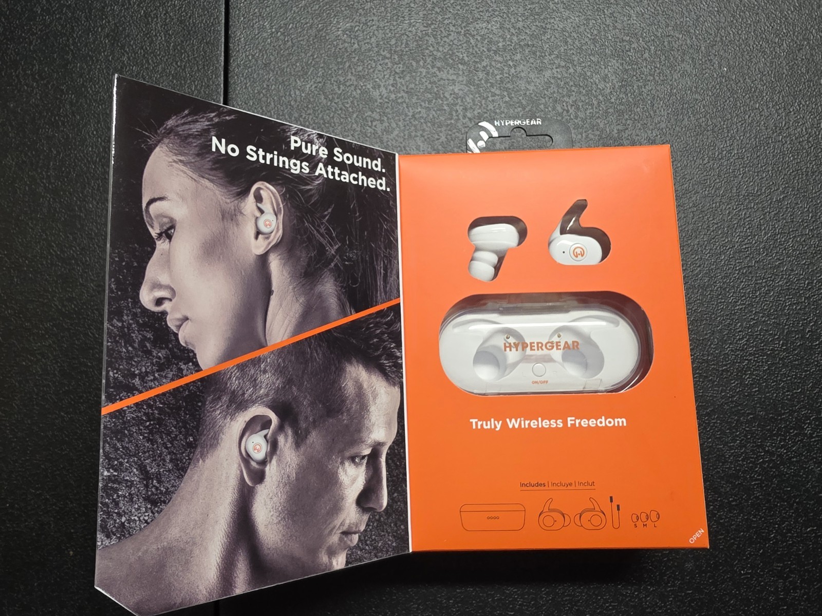 HyperGear Pure Sound Wireless Bluetooth Earbuds IPX5 Waterproof Charging Case