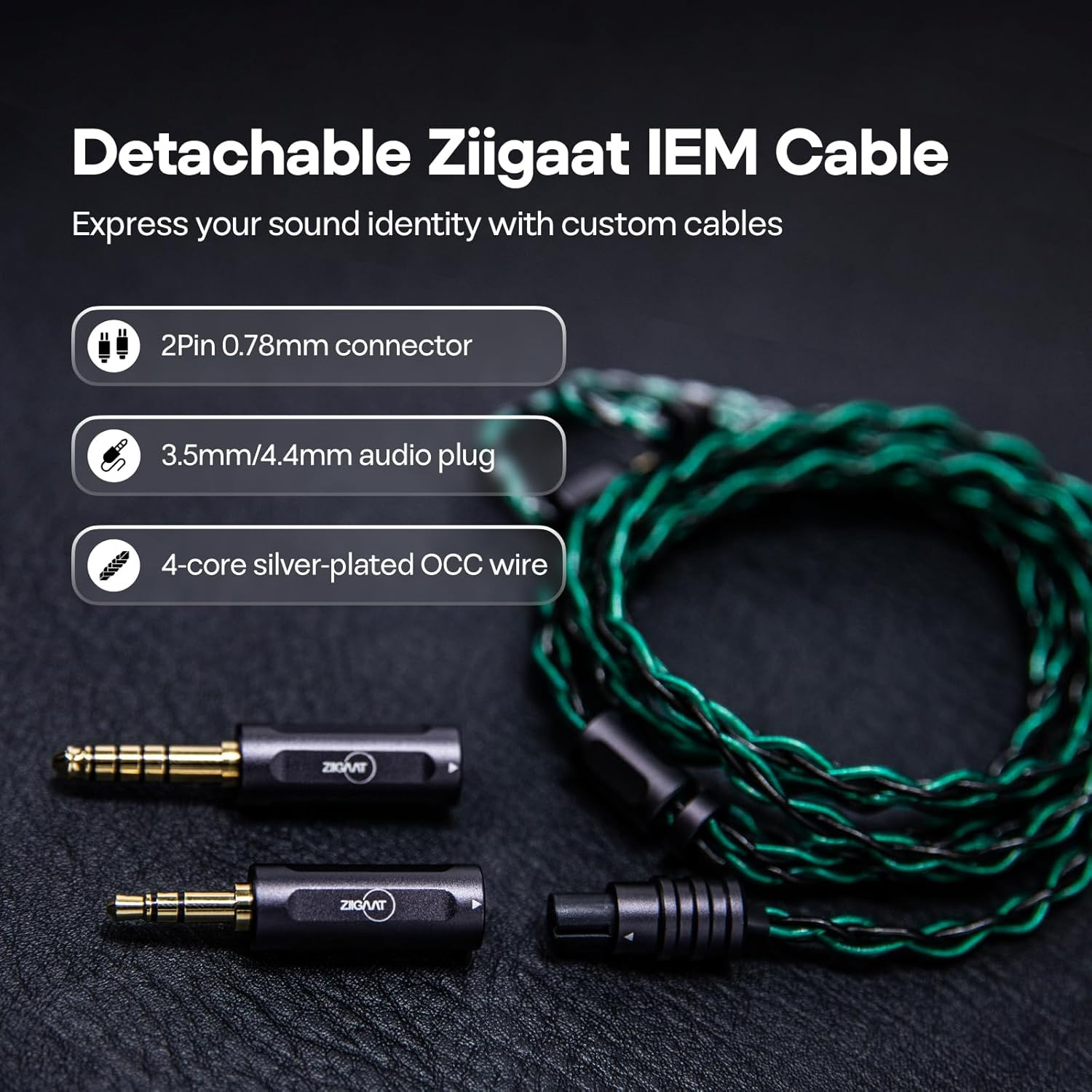 Ziigaat X Hangout. Audio: Odyssey 2 in Ear Monitor, 1DD + 3BA Hybrid IEM, Hifi W