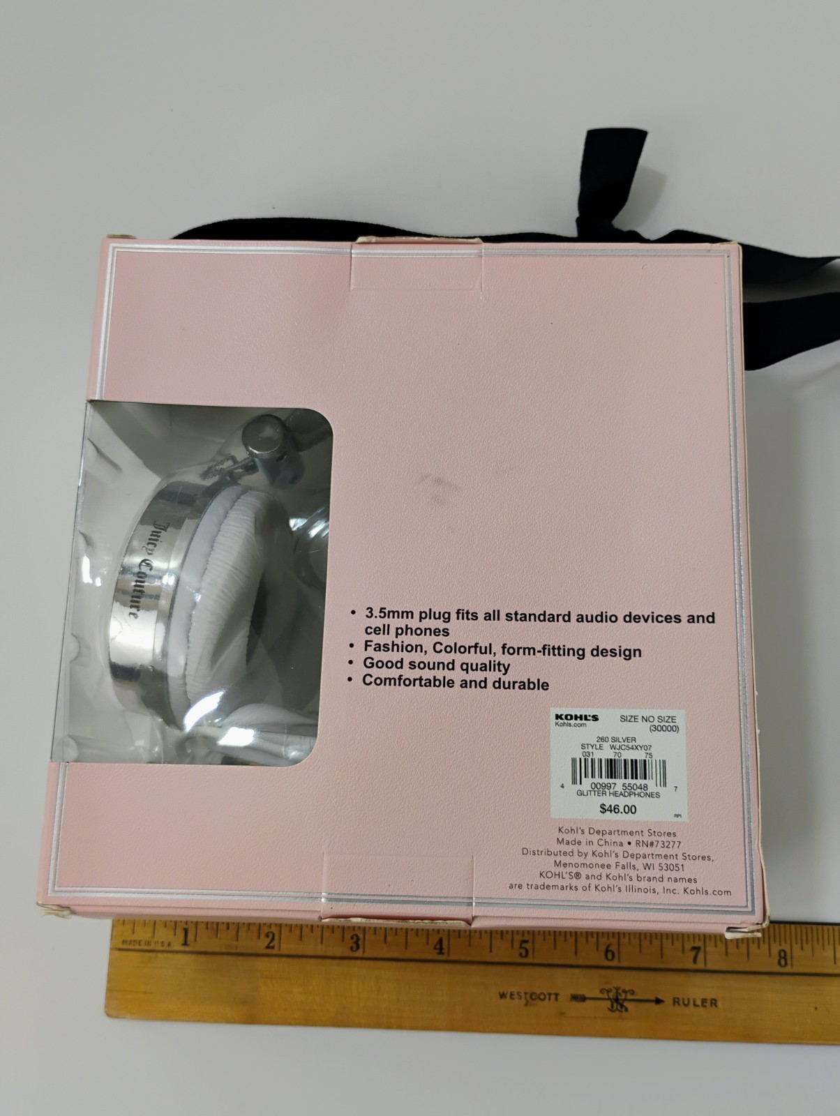 Juicy Couture Y2K Gem Headphones Earmuff NOS