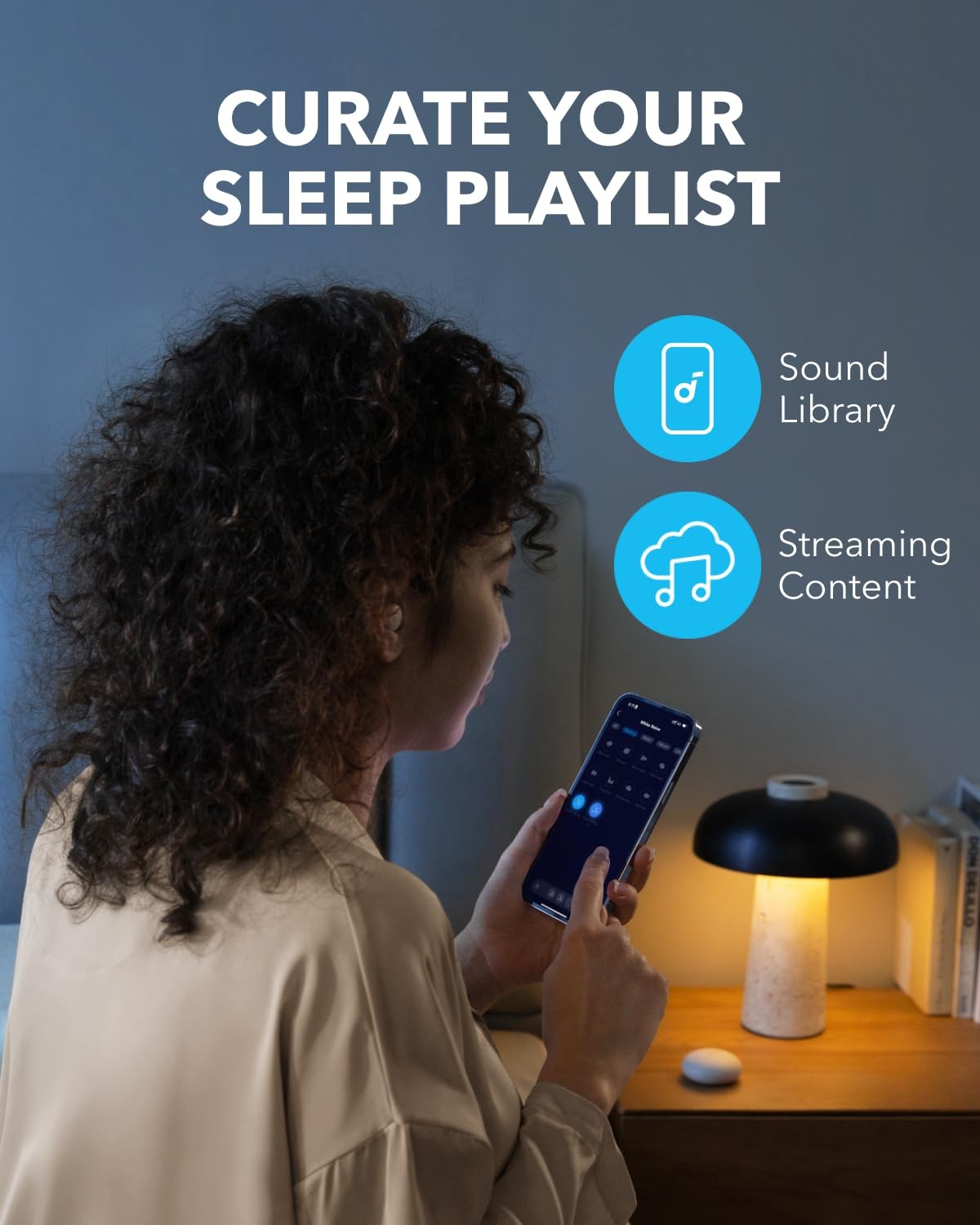 Sleep A20 Headphones Beige Noise Blocking Bluetooth For Side Sleepers 80Hr Ba…