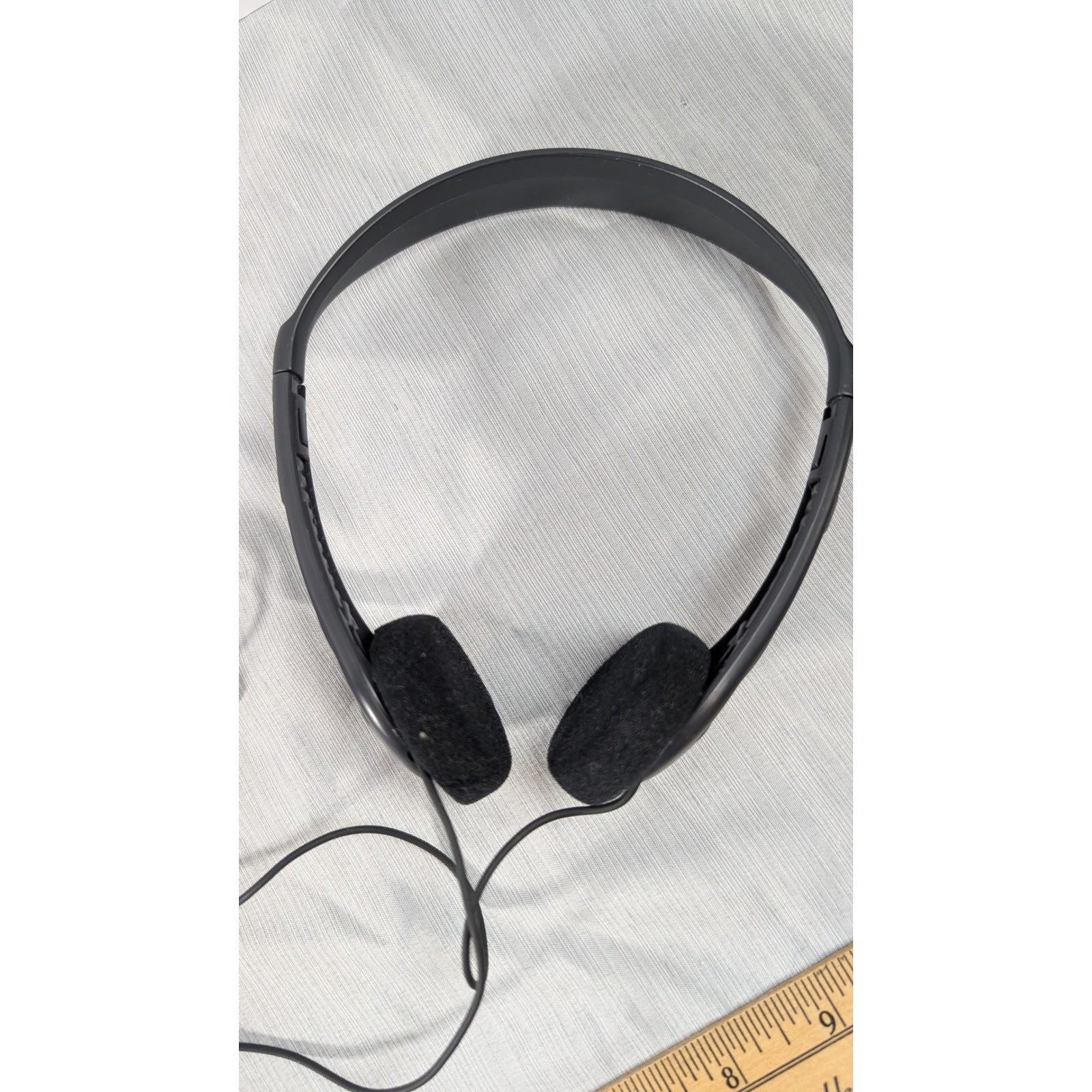 Sony MDR-005E Headphones Black Wired On-Ear Lightweight Audio – Tested Working